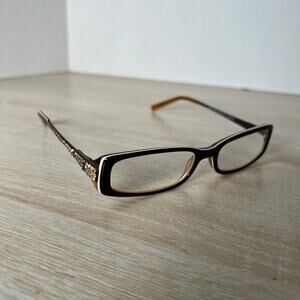 Jimmy Crystal JCR148 C11 Eyeglasses +2.75 Rectangular Frames Brown Flex Hinge